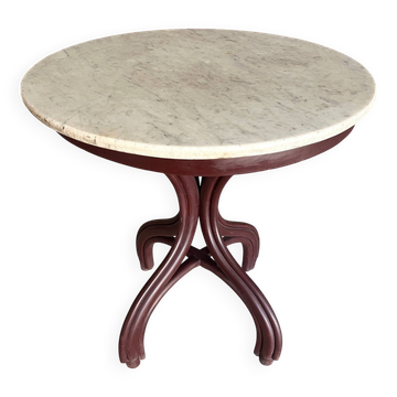Table Thonet N°8 de 1888 Café Museum d'après Adolph Loos plateau marbre