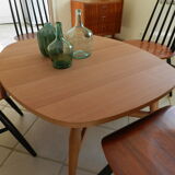 Scandinavian table adjustable and retractable Smørrebrød