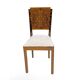 Six chaises de salle à manger Art Déco en noyer italien, années 1940