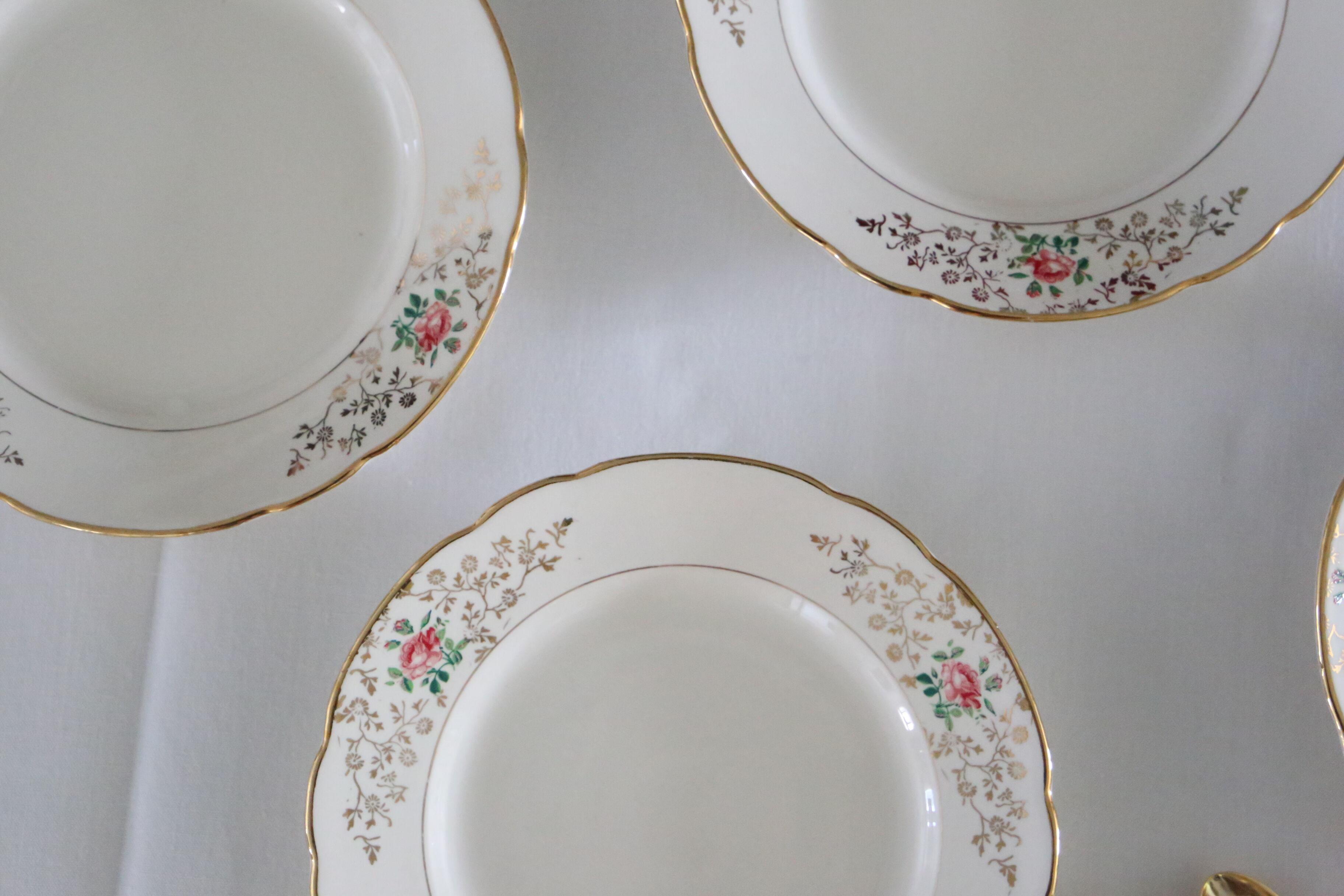 Set of 4 dessert plates Villeroy and Boch, vintage