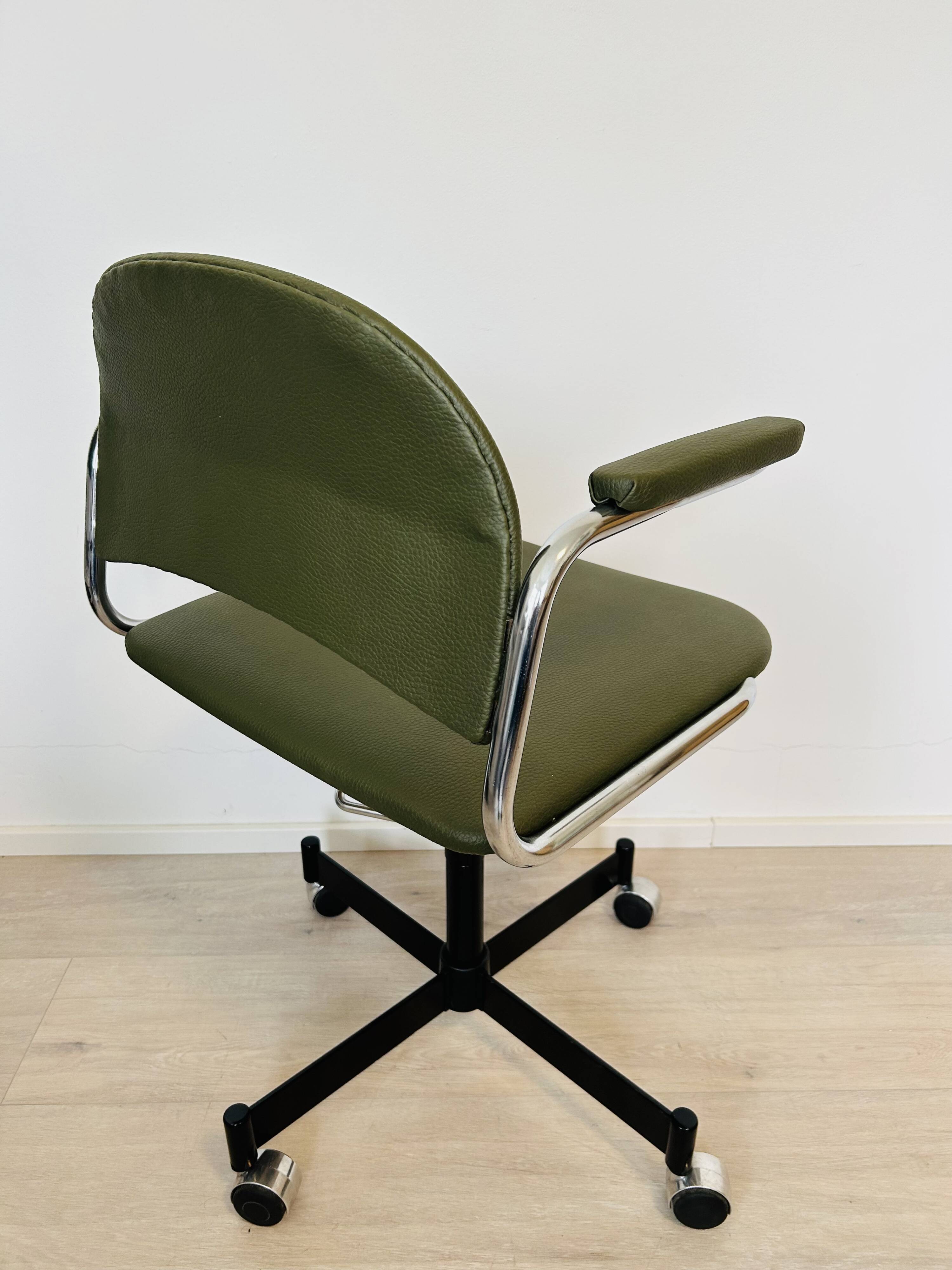 Vintage Fern Grey Office Chair by Kovona from Czechoslovakia 1970’s