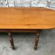 Former large oak farm table early 20th vintage