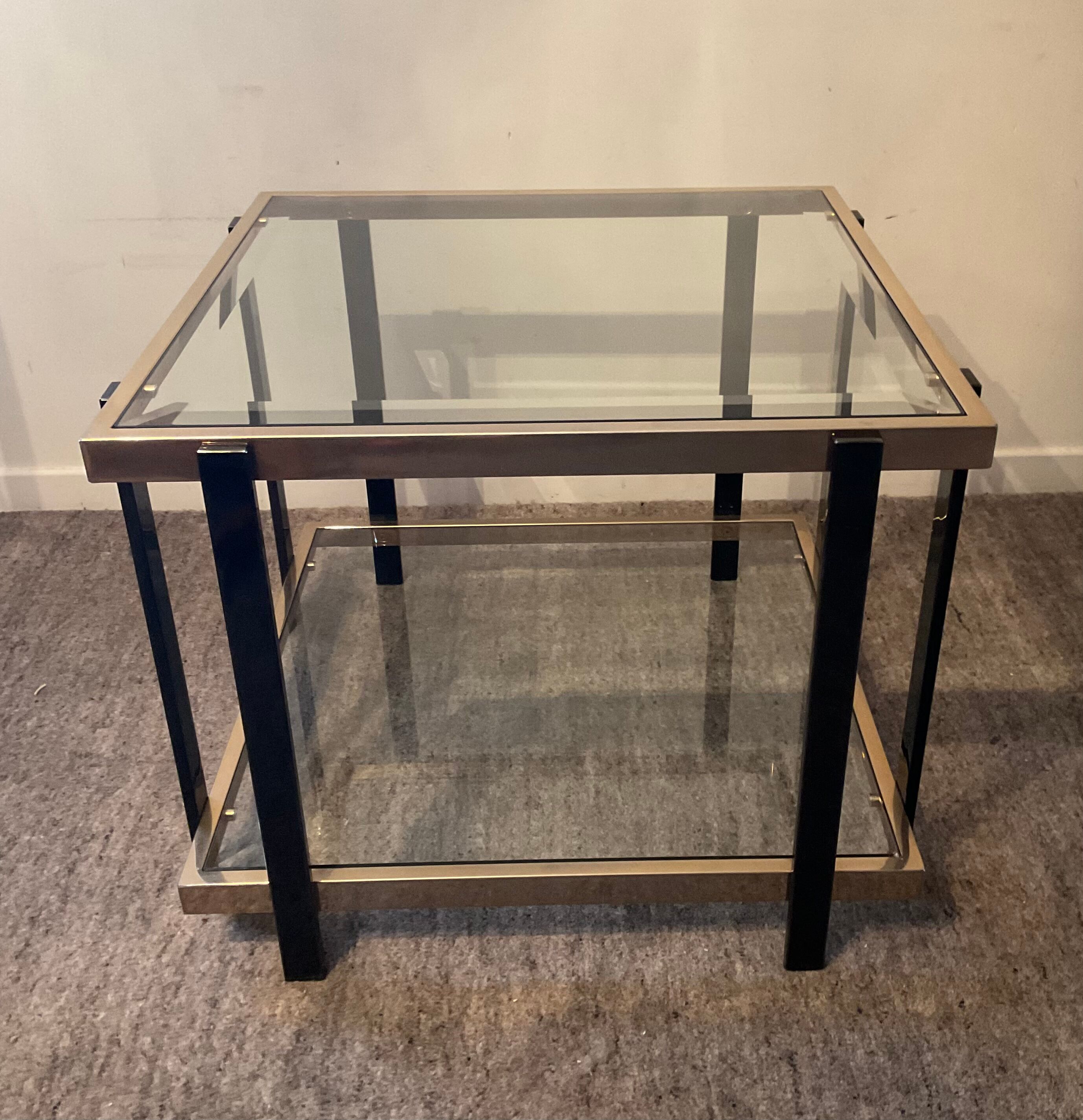 Belgo Chrom Hollywood Regency Coffee Table of the 70s