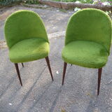 Pair of moumoutte chairs