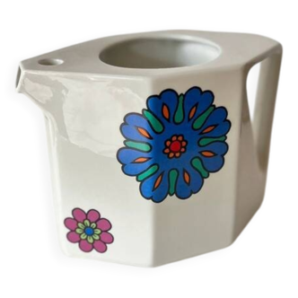 Vintage Villeroy & Boch Acapulco style pitcher/carafe – floral porcelain