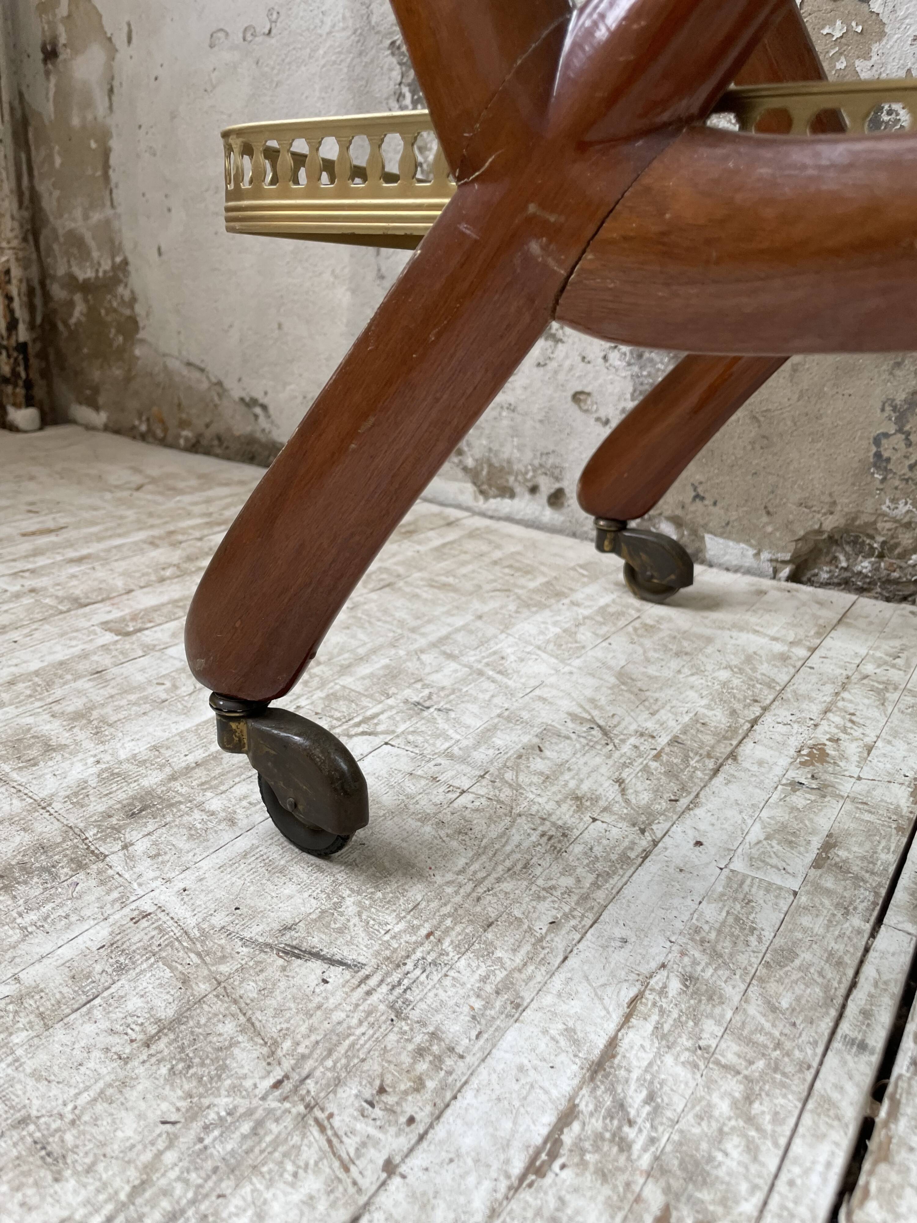 Italian Cesare Lacca style trolley, 1950s