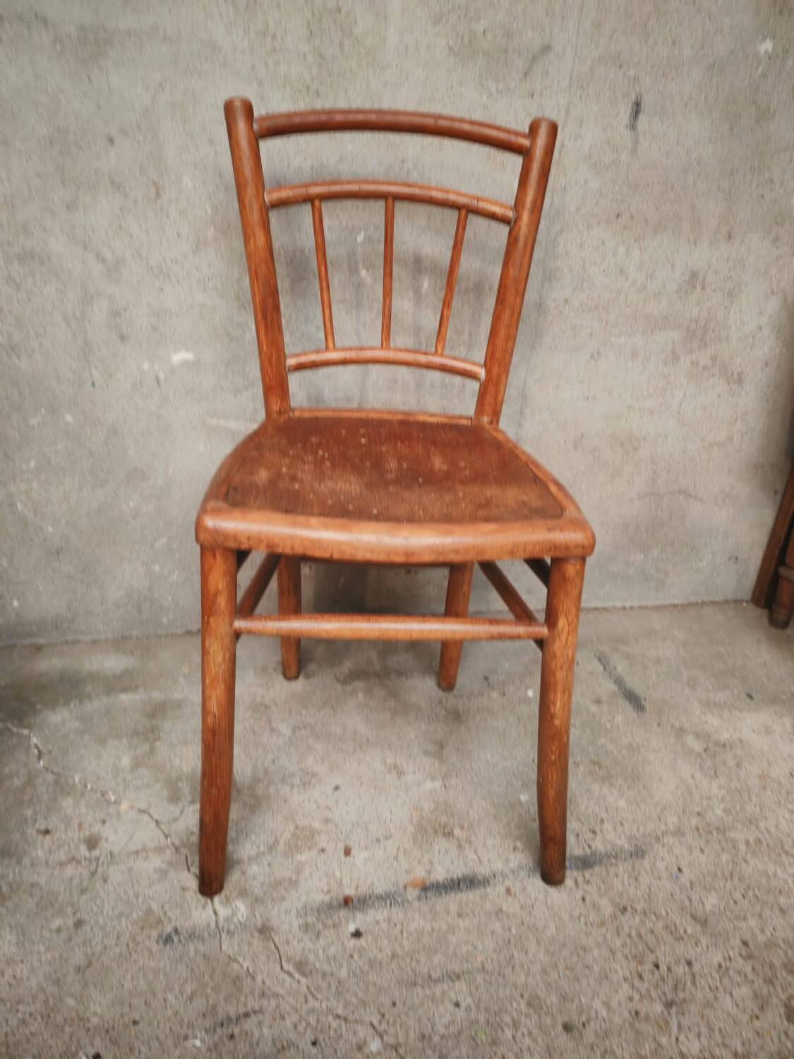 Pair of Baumann bistro chairs
