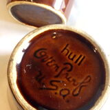 Duo of American mugs caramel tint