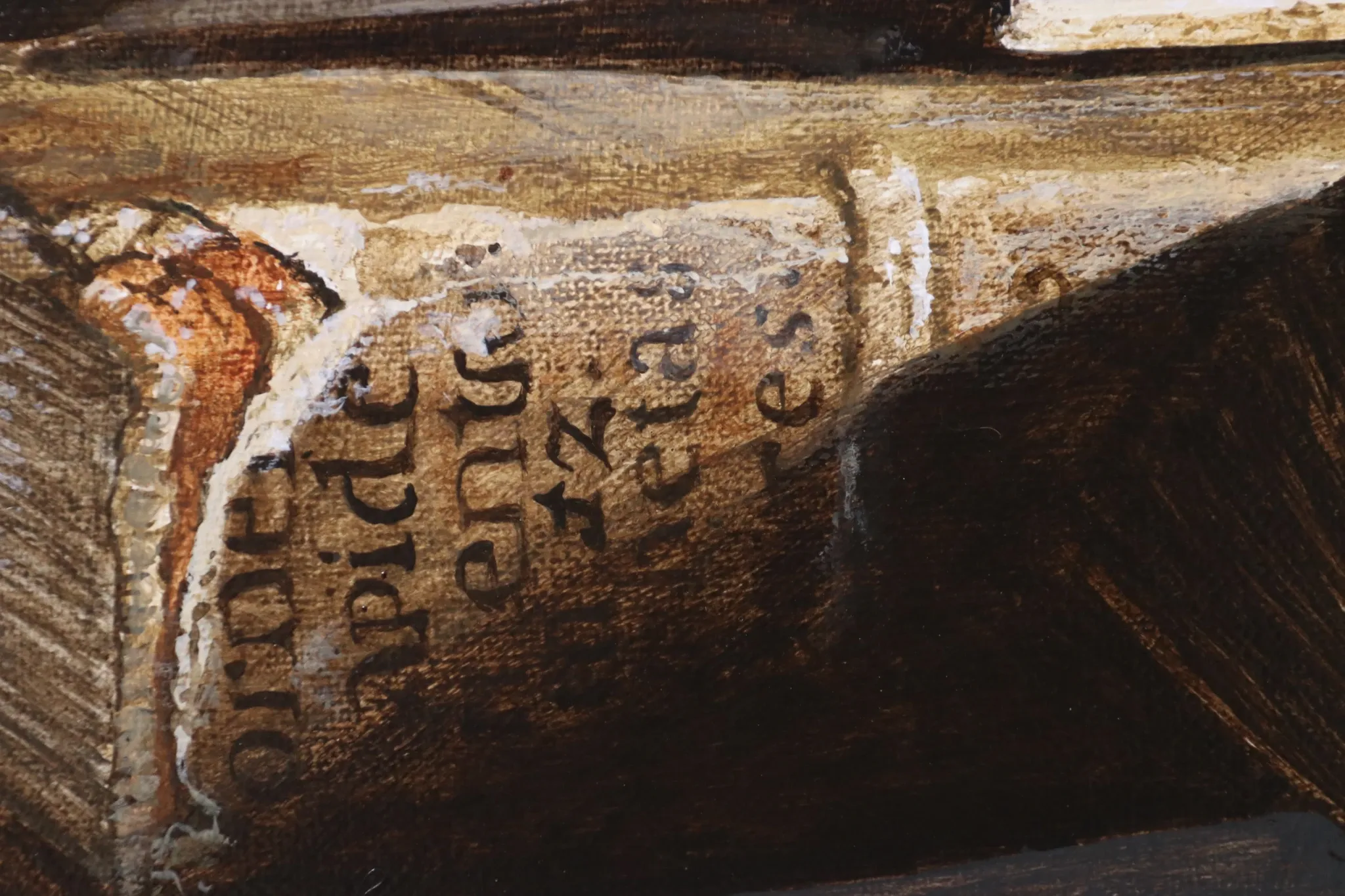 Still life with pewter inkstand and old books – Marjolein van den Berg
