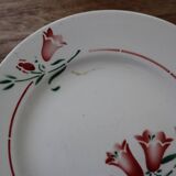 6 assiettes plates ancienne modèle Pec de la Société amandinoise Saint-Amand