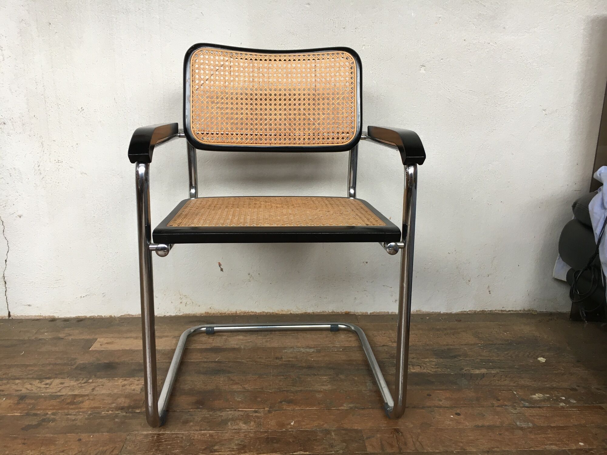 Fauteuil Marcel Breuer b32 vintage 1950 noir