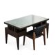 Exotic wood desk