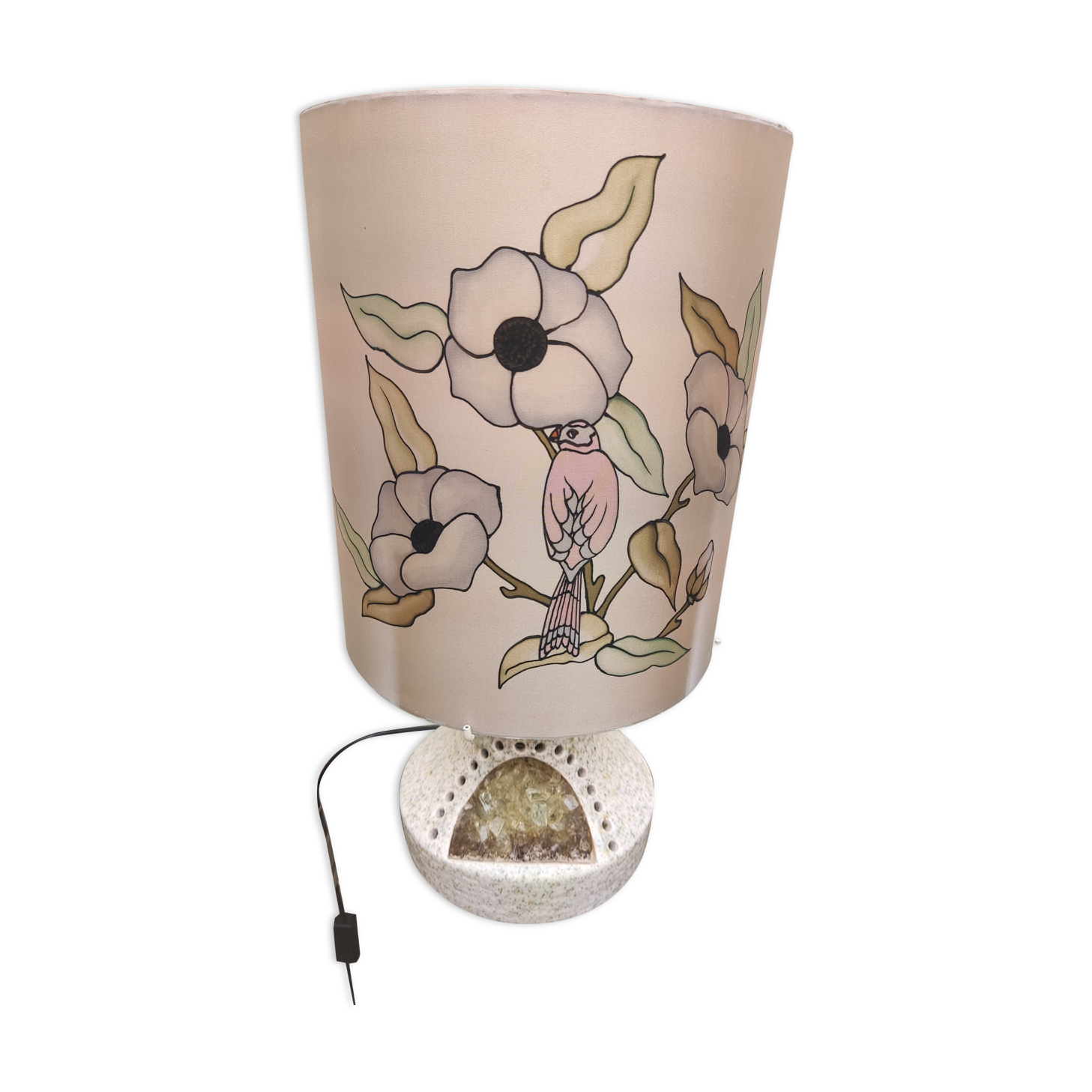 Bedside lamp in sandstone accolay