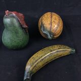 Terracotta fruit/vegetable set