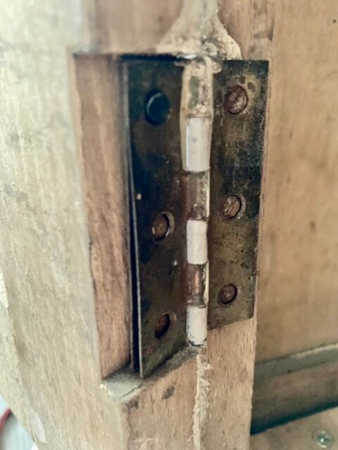 Old white Parisian buffet