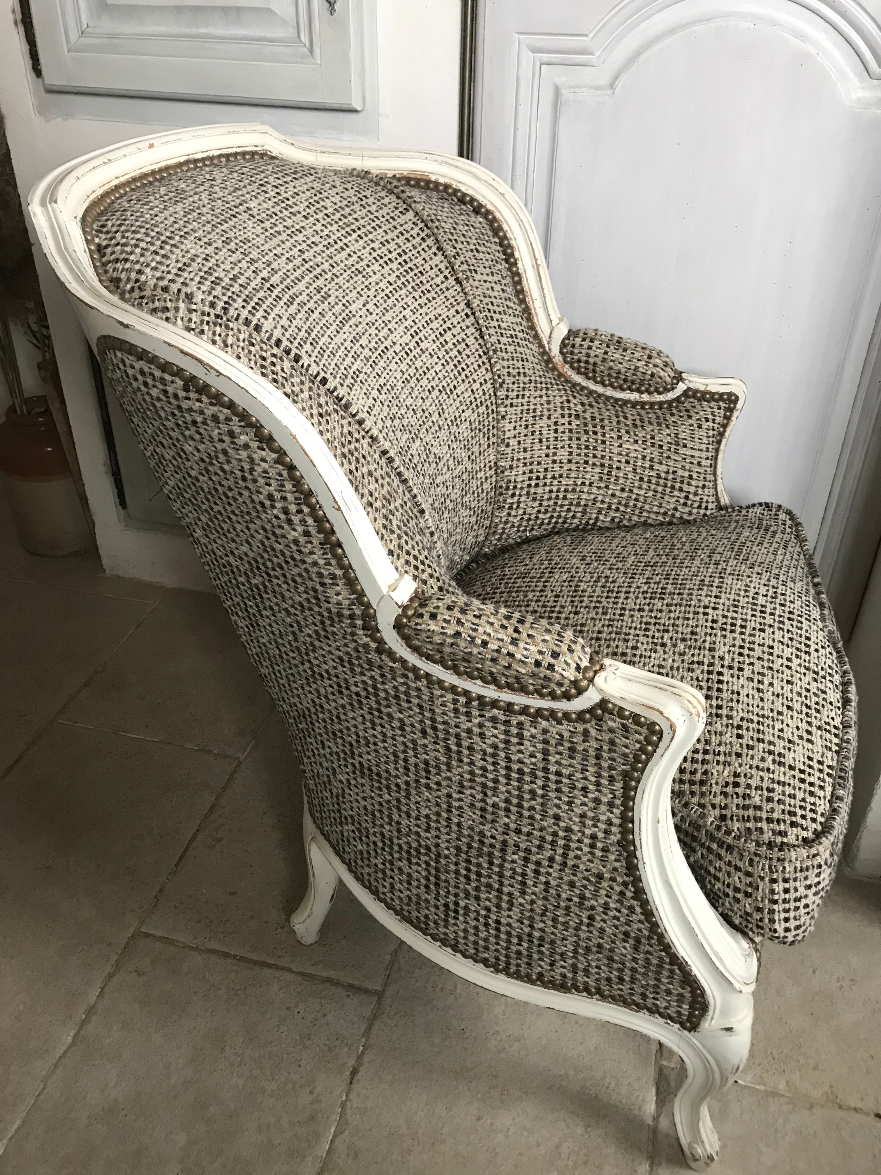 Louis XV-style Bergère chair