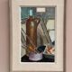 Original Swedish Oil on Canvas – “Still Life” by Harry Holmberg – Signed – Dated 1956 – Vintage & Framed – 47 × 34.5 cm (18.5" × 13.6")