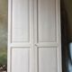 Double antique wooden doors