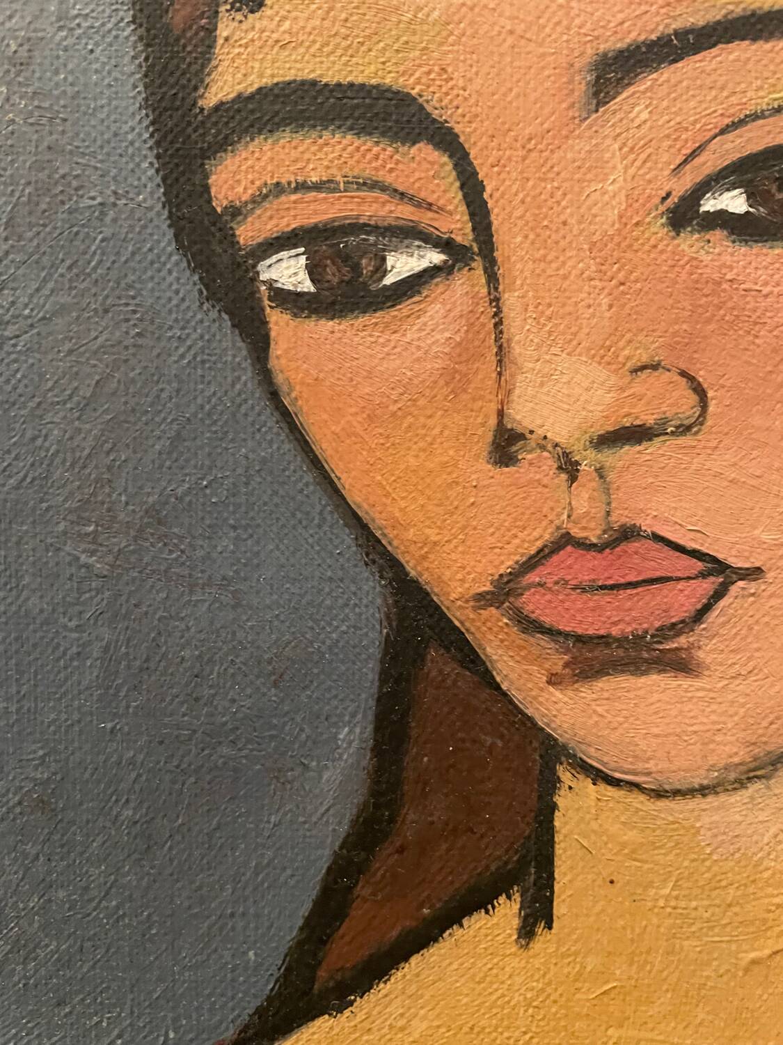 Female nude painting