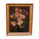 Oil painting floral composition