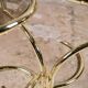 Modular brass coffee table, Morex, Italy, 1970