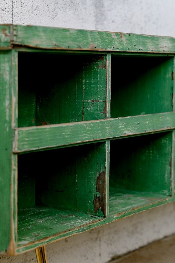 Workshop furniture – with green lockers
