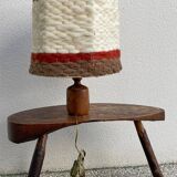 Vintage 70's wool lampshade