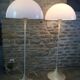 Pair of "Panthella" floor lamps by Verner Panton