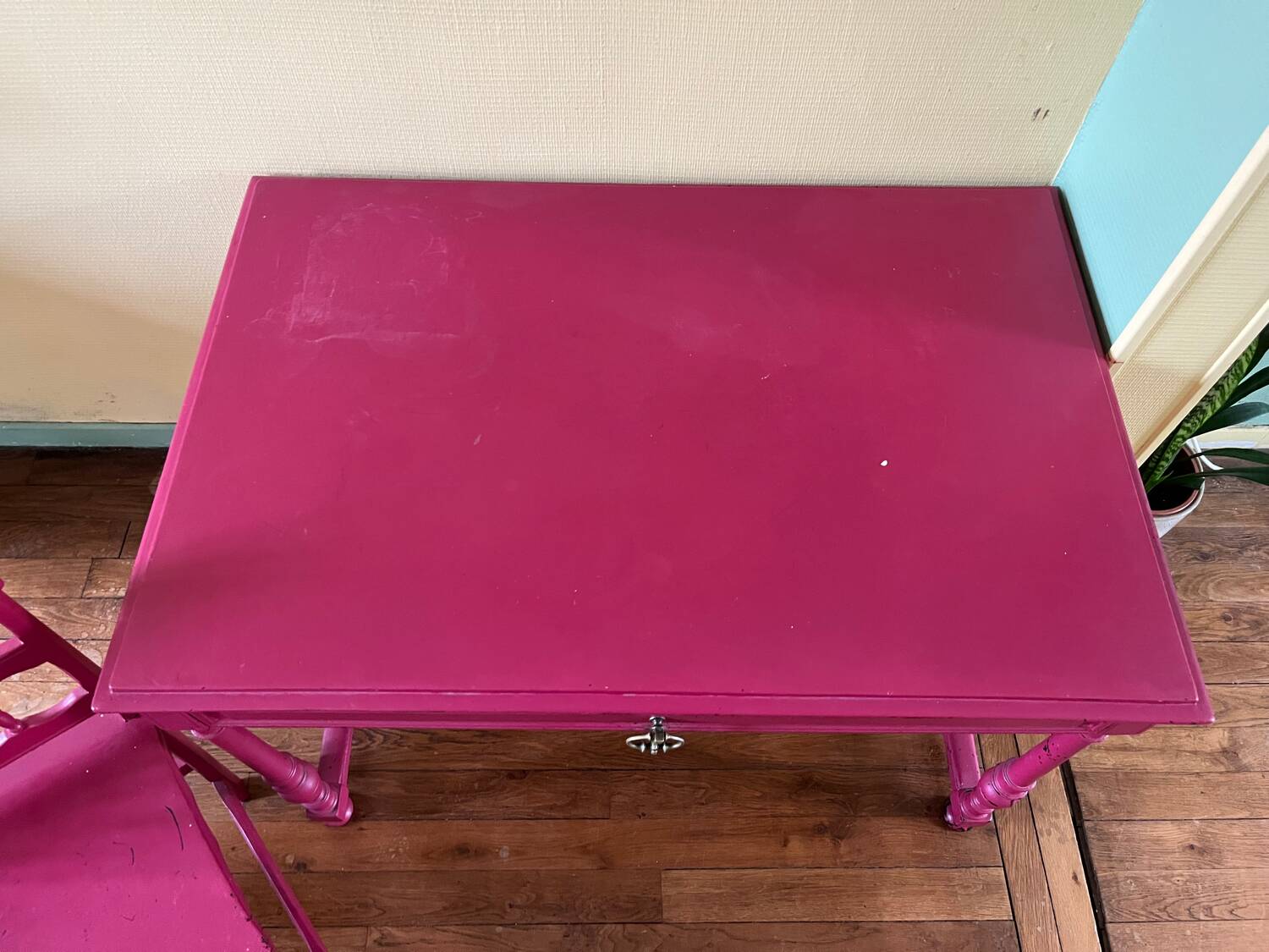 Desk and chair