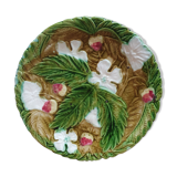 Art Nouveau floral slurry plate