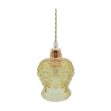 Gold glass hanging lamp