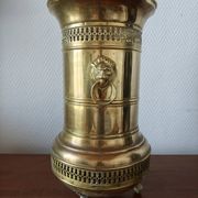 Vintage brass umbrella stand
