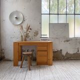 1970s pine desk