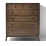Teak chest of drawers