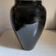 BLACK STONEWARE VASE