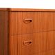 Commode en teck scandinave, années 1960