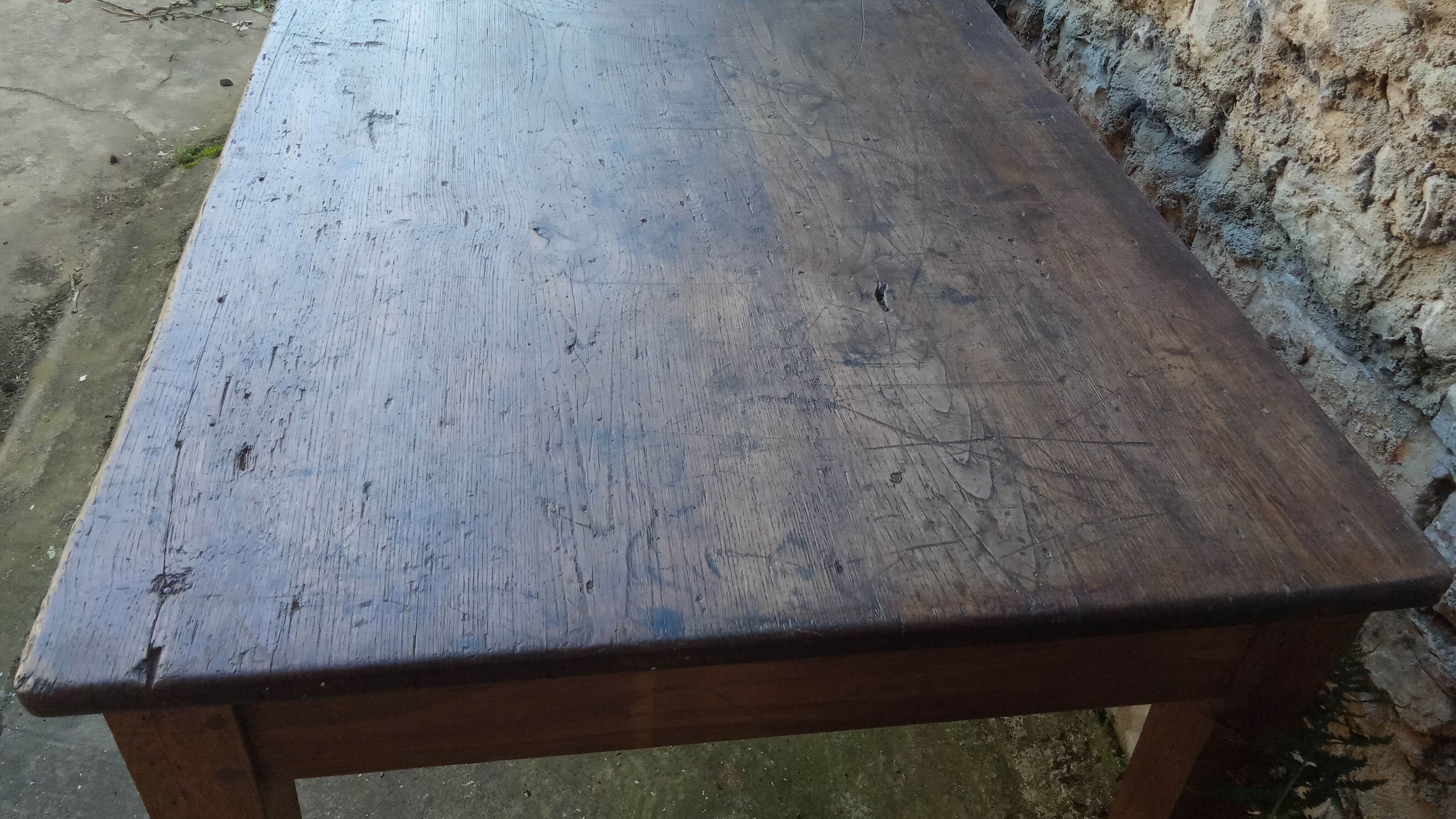 Farmhouse table 19th in oak