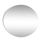 Old round mirror 90x90 cm