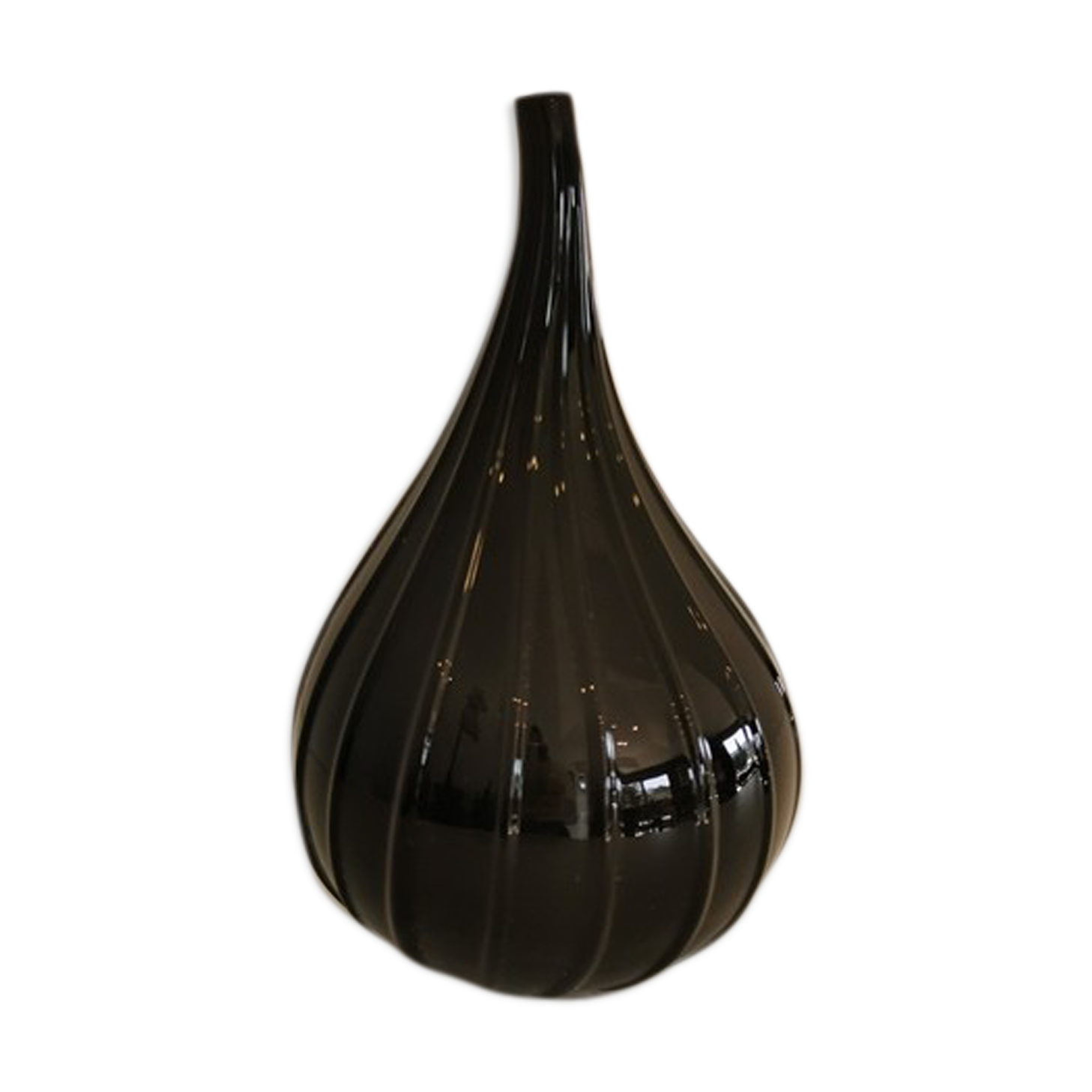 Murano glass vase, Salviati model Drops