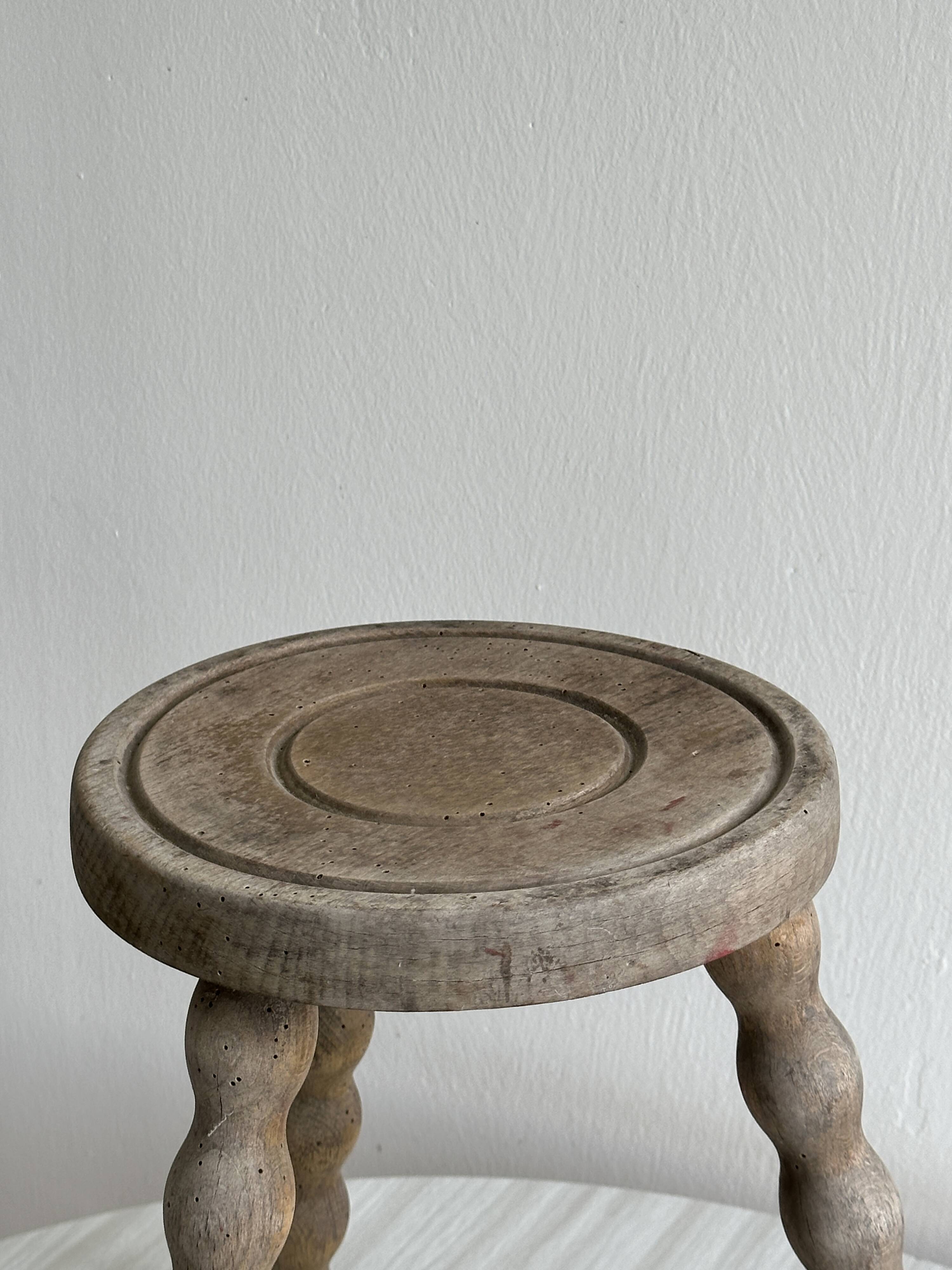 Antique wooden stool