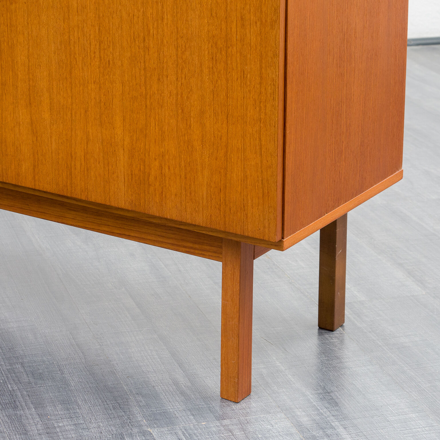 Enfilade années 60, teck, 149cm