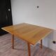 Table extensible en ronce de noyer, Vintage Tchèque 1960s