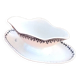 Antique Saint-Amand earthenware gravy boat, Primax model, No. 4017