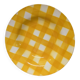 Digoin Sarreguemines soup plate, Scottish pattern