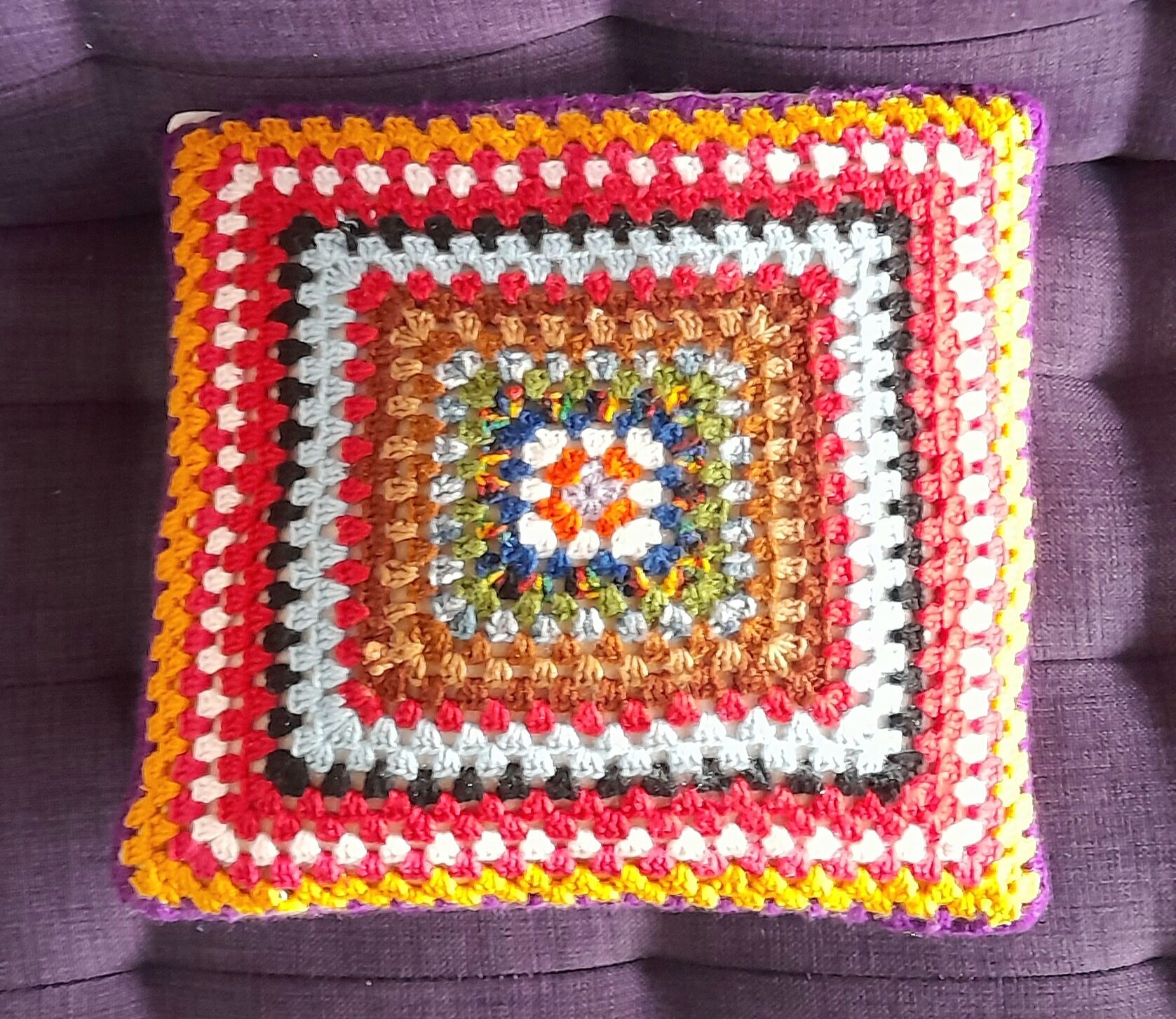 Hook cushion cover 70s