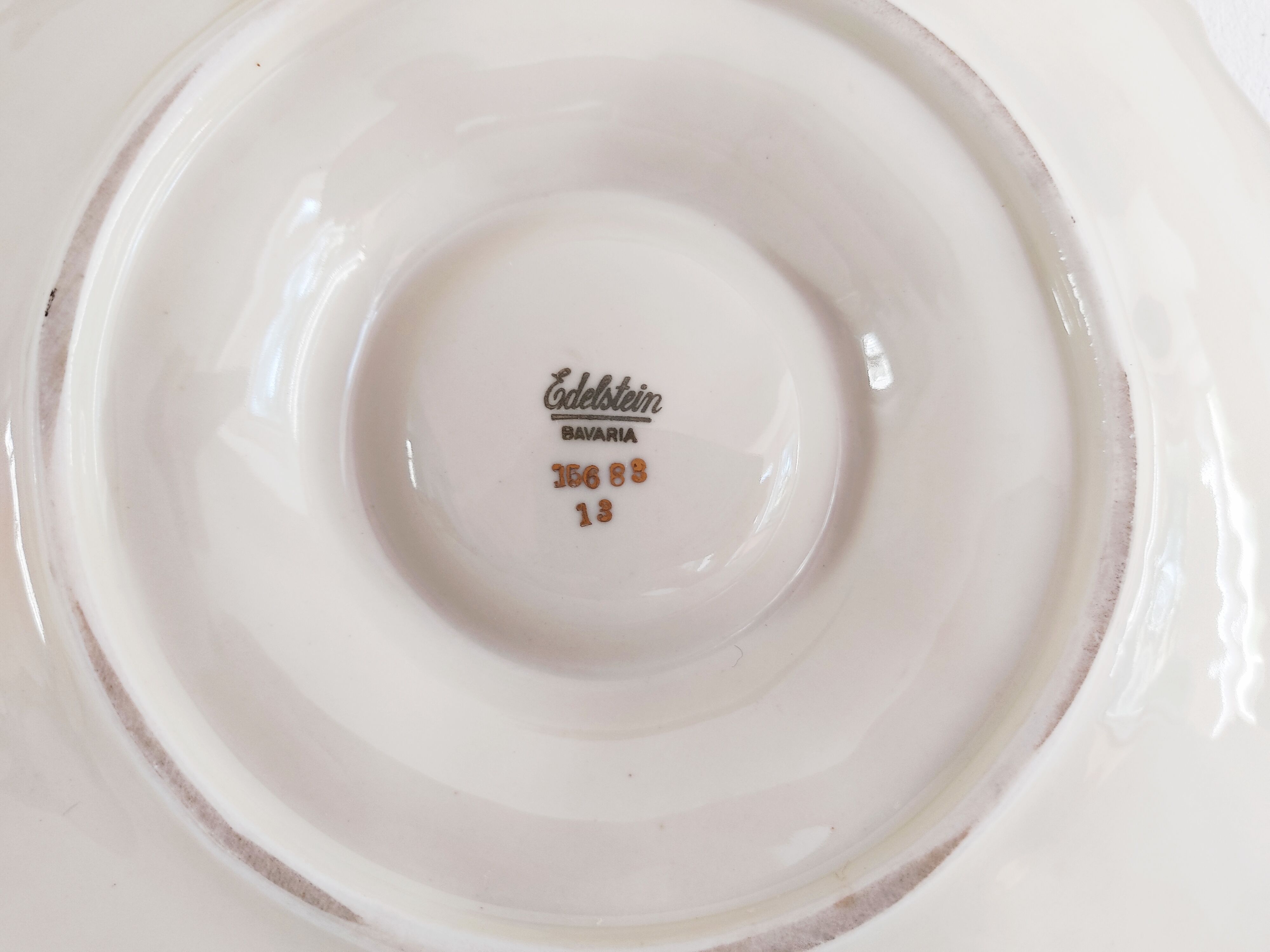 Set of 7 plates with oysters Sarreguemines and Bavaria
