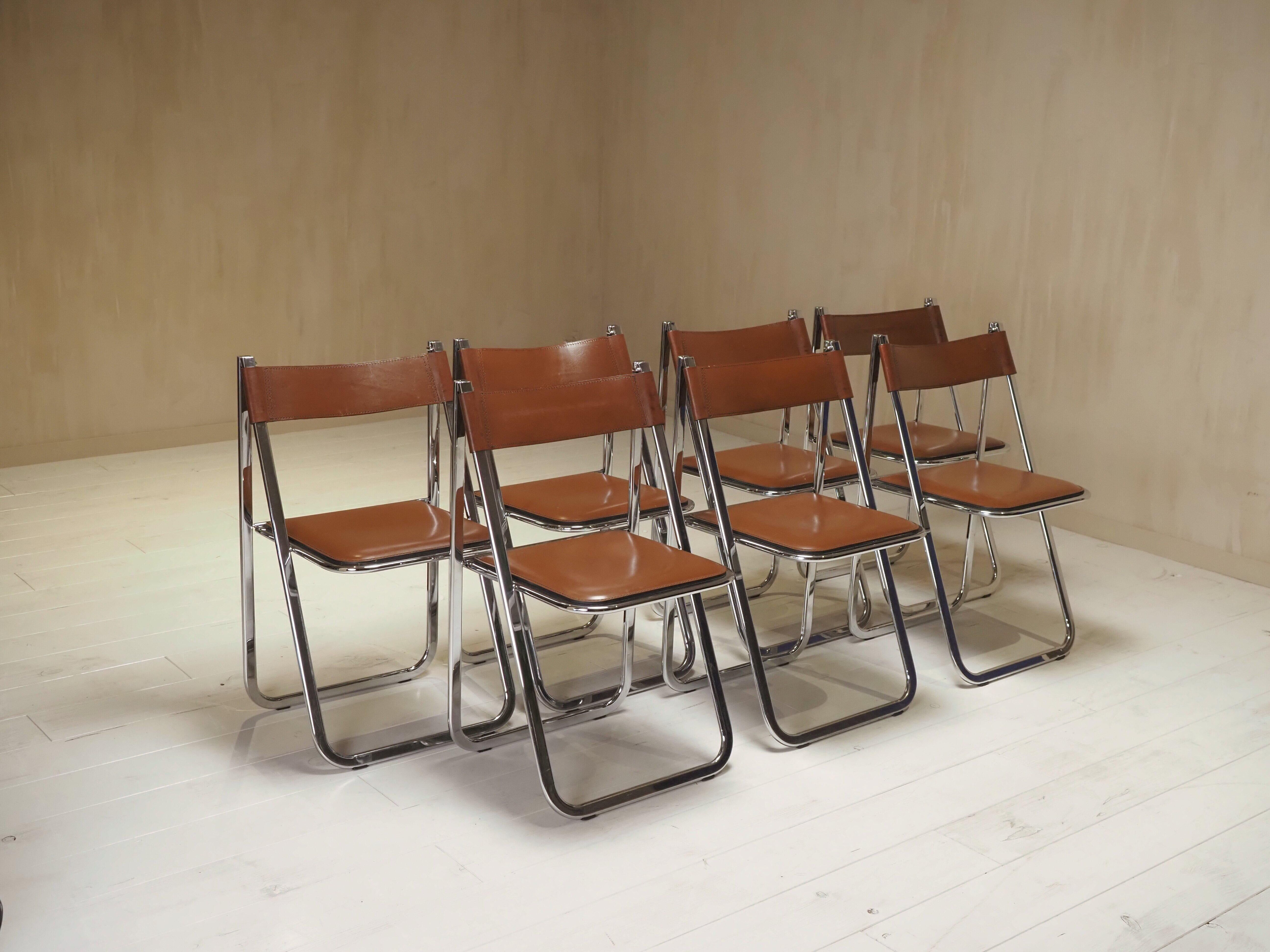 Chaises pliantes Tamara par Arrben ensemble de 7