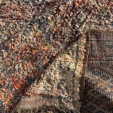 Large Boujad Berber carpet in salmon wool