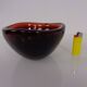 Swedish Burgundy Glass Bowl from Orrefors, 1960s