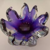 Large Italian bowl in purple Murano glass, 1960s